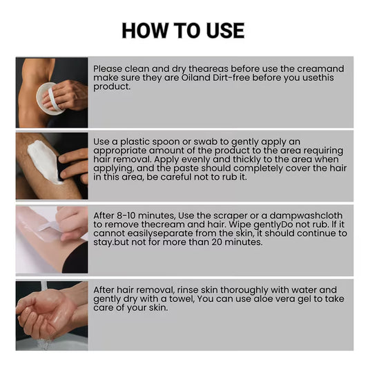 Unisex Body Unhairing Cream Strong Hair Removal Cream