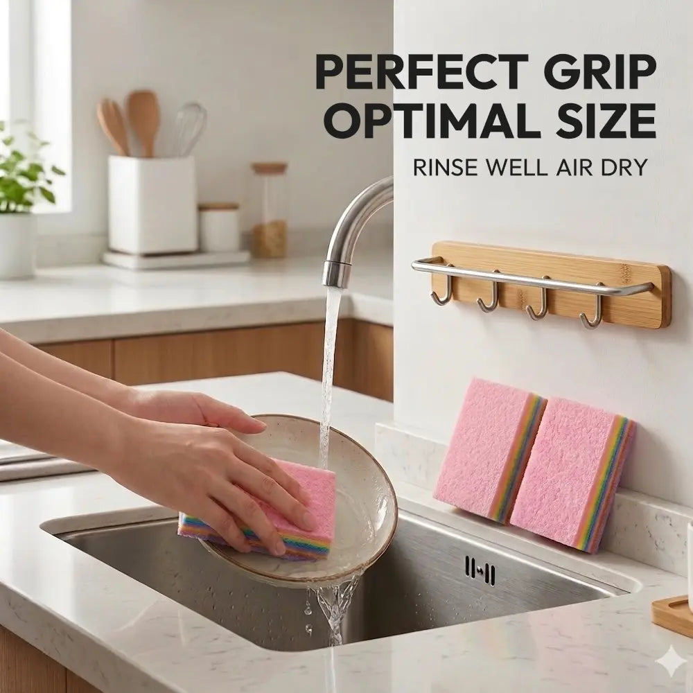 SOPAMI 12-Layer Peelable Rainbow Cleaning Cloths