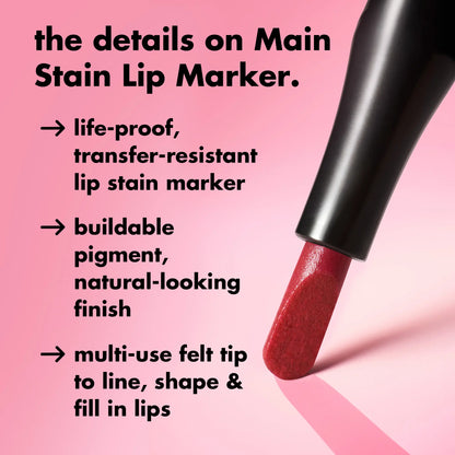 e.l.f Main Stain Lipliner Marker - Long-Lasting Lip Color Tool for Precise Lip Definition