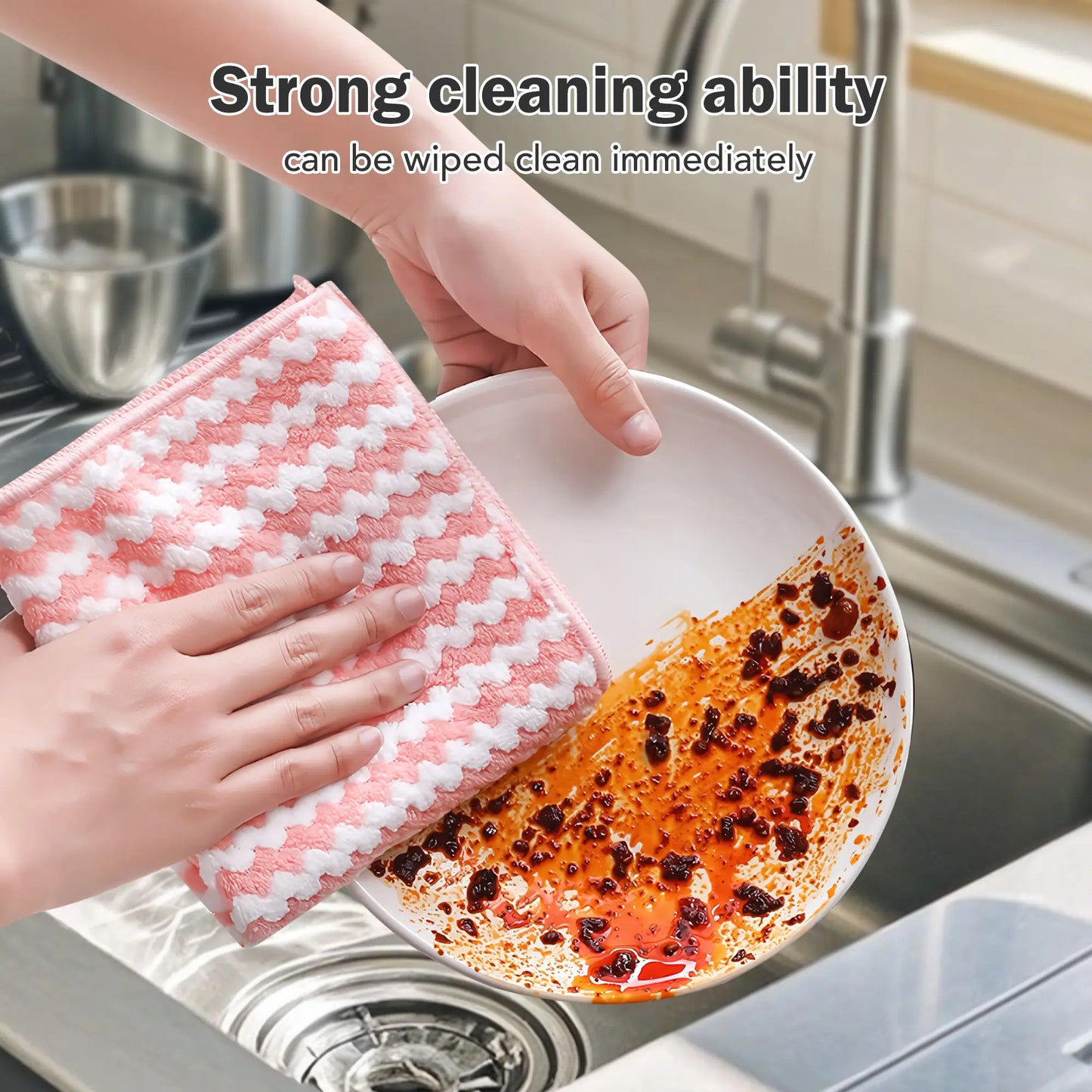10 Counts Microfiber Cleaning Cloth per Pack Single Color per Pack, Colors Sent Randomly Each Package Contains Only One Color, No Mixed Colors