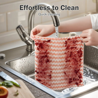 10 Counts Microfiber Cleaning Cloth per Pack Single Color per Pack, Colors Sent Randomly Each Package Contains Only One Color, No Mixed Colors