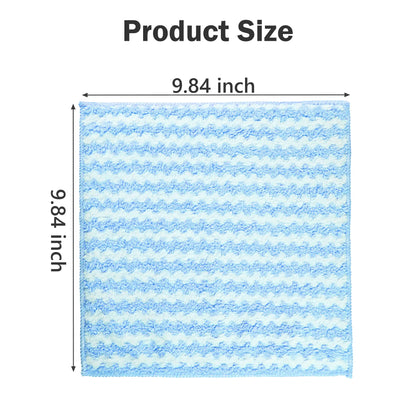 10 Counts Microfiber Cleaning Cloth per Pack Single Color per Pack, Colors Sent Randomly Each Package Contains Only One Color, No Mixed Colors