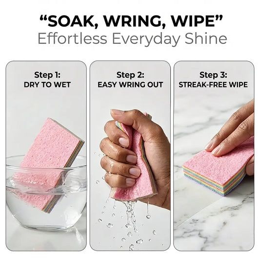 SOPAMI 12-Layer Peelable Rainbow Cleaning Cloths